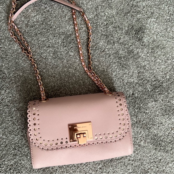 Michael Kors crossbody bag NWT shoulder bag pink rose gold - Picture 1 of 6